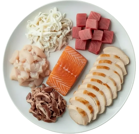 KatKin fresh cat food ingredients - 100% real meat