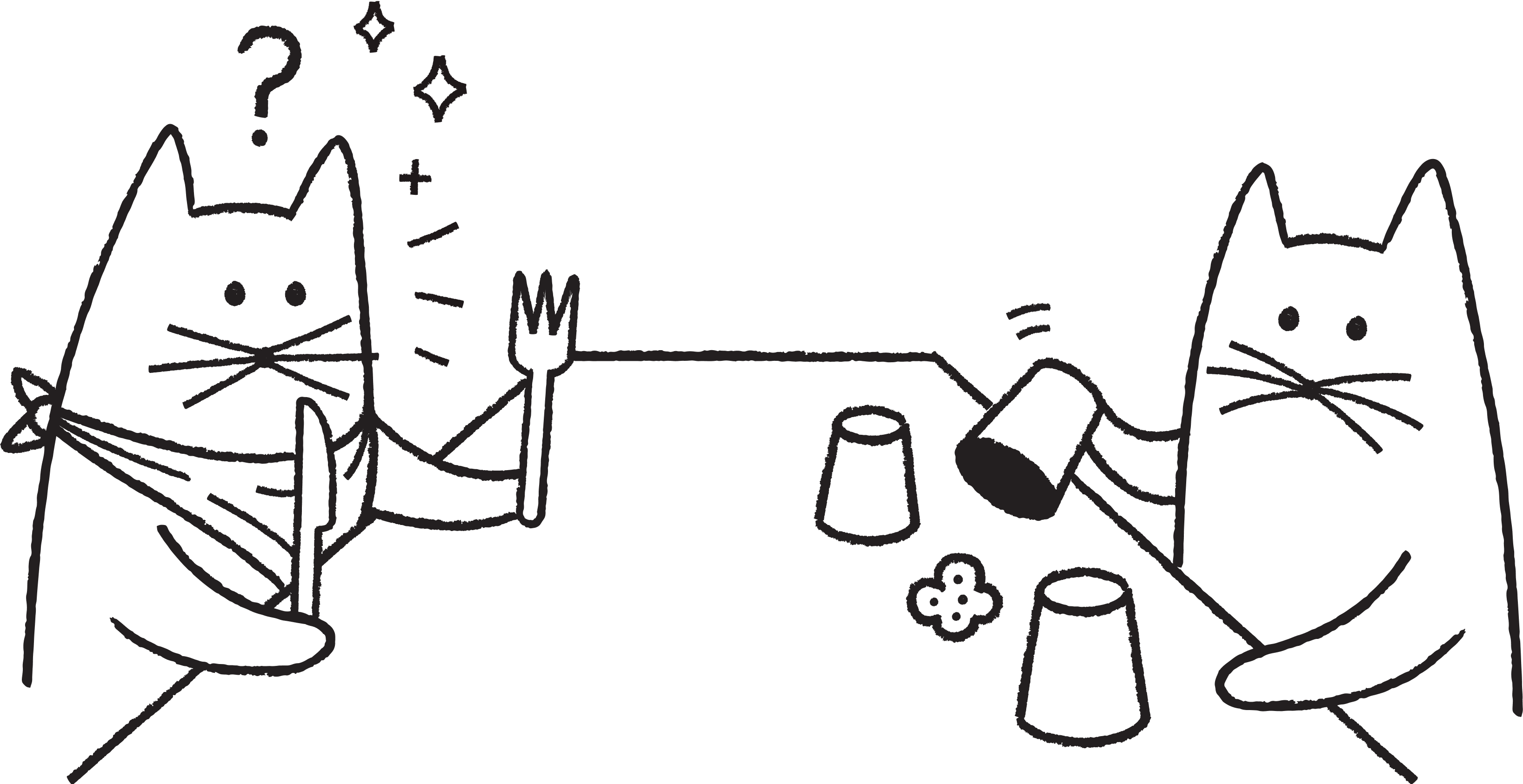 FAQ section cat illustration